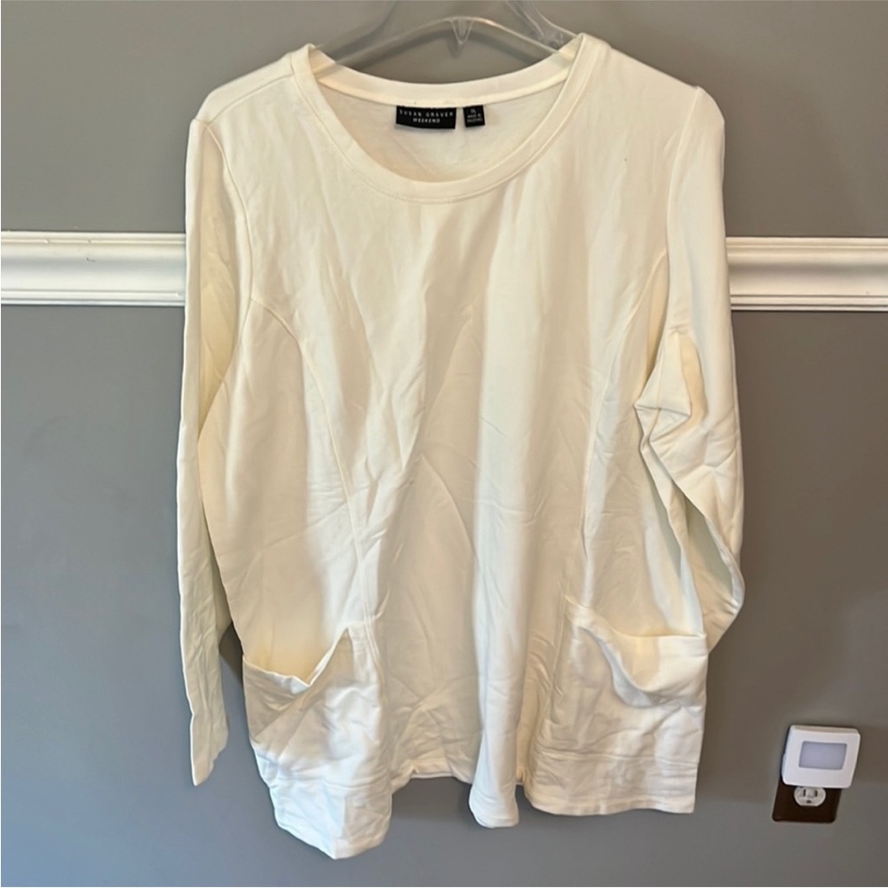 Susan Graver Weekend Tunic Sweatshirt